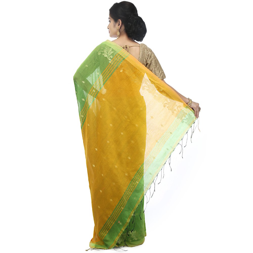 
                  
                    Self Design Cotton Silk Handloom Saree with Zari Work - Kreate- Sarees & Blouses
                  
                