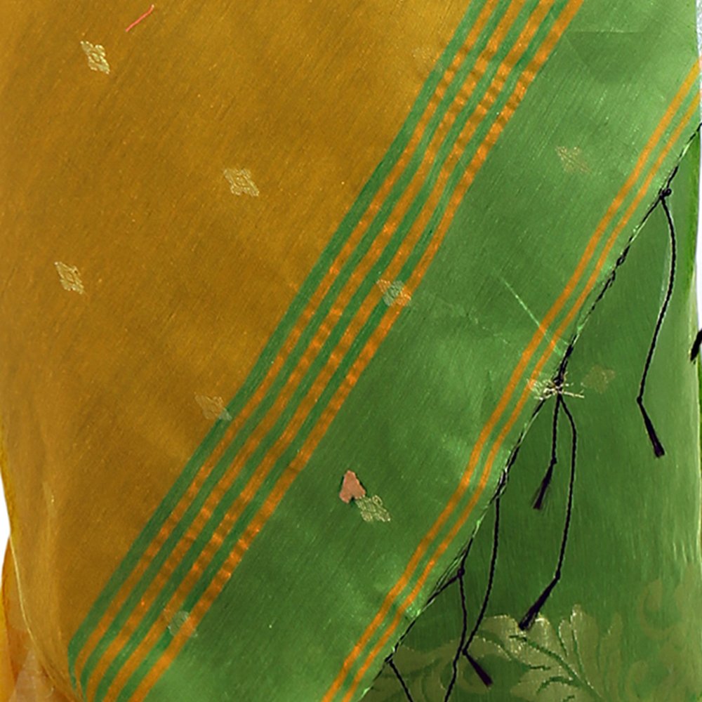 
                  
                    Self Design Cotton Silk Handloom Saree with Zari Work - Kreate- Sarees & Blouses
                  
                