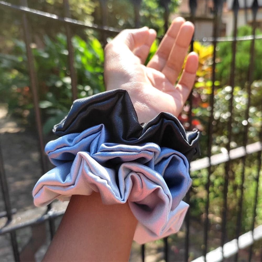 Shades of Grey (Set of 3) - Kreate- Scrunchies