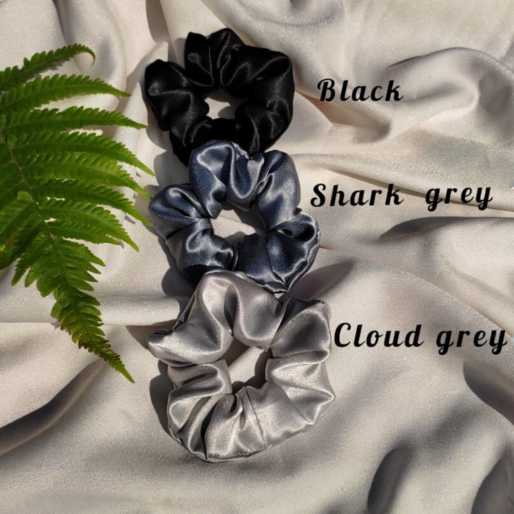 
                  
                    Shades of Grey (Set of 3) - Kreate- Scrunchies
                  
                