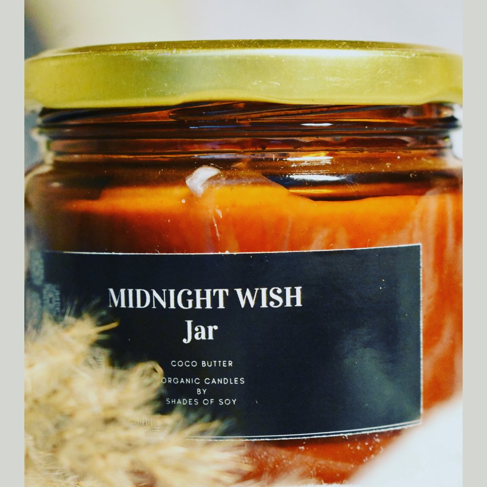 Shades of Soy Midnight Wish Jar Candle - Kreate- Candles & Holders
