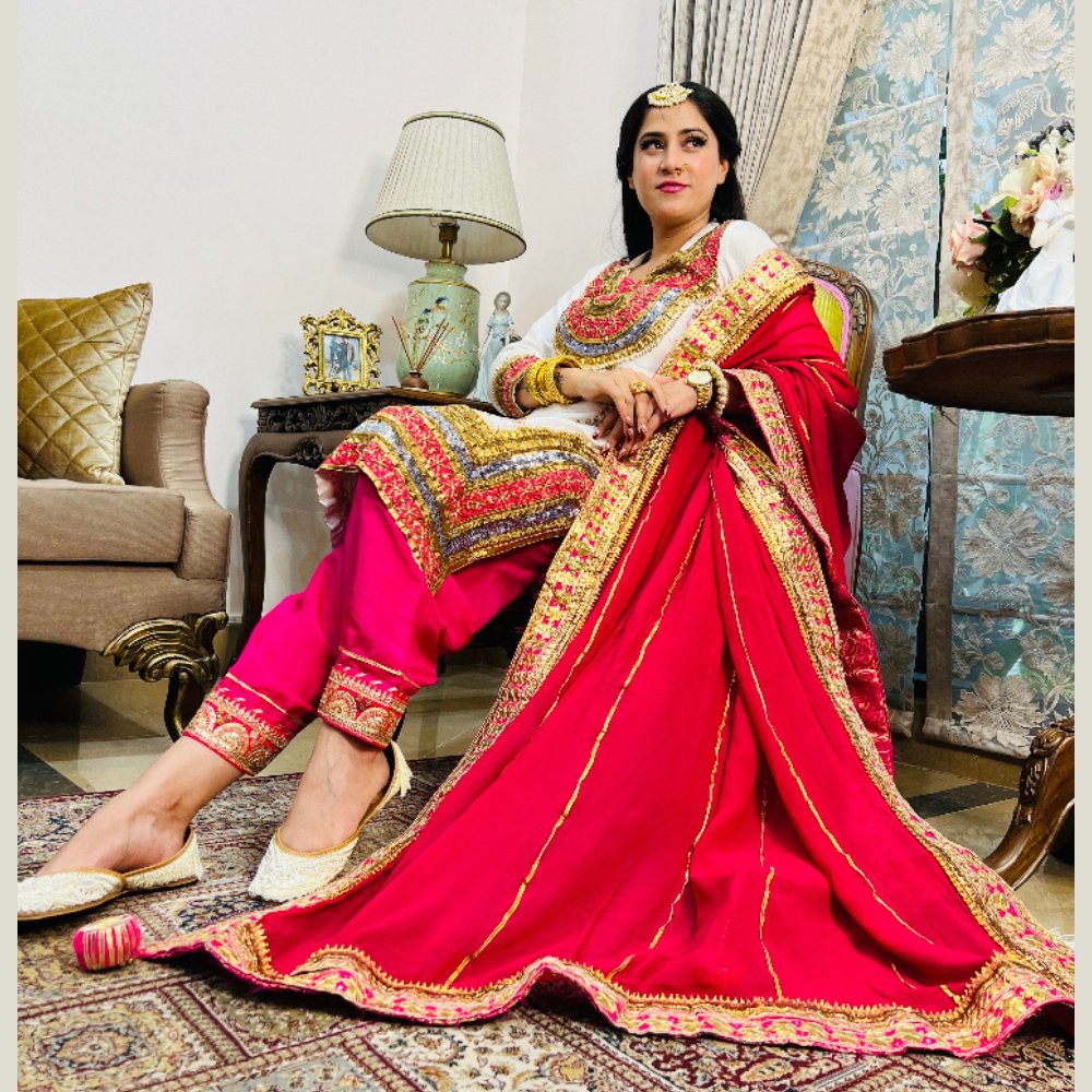Shahi Dogri Suit Set with Dupatta - Kreate- Kurtis & Salwar Suits