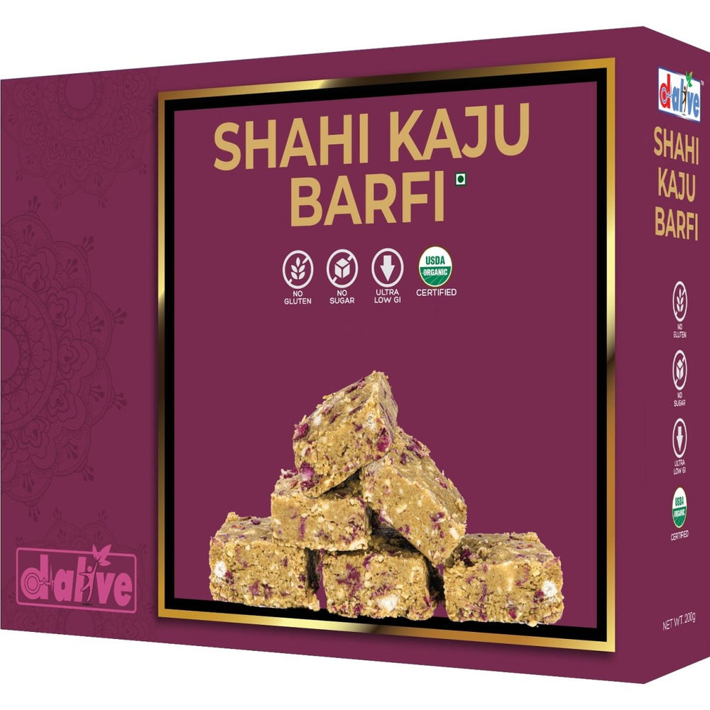 
                  
                    Shahi Kaju Barfi (200g) - Kreate- Sweets
                  
                
