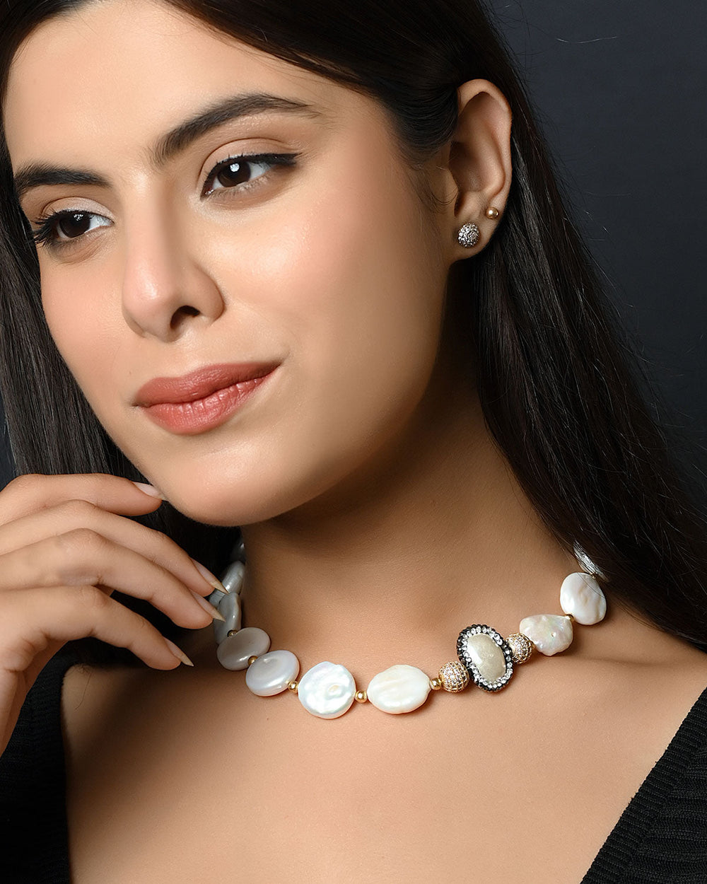 Serenity Necklace- Freshwater Pearls