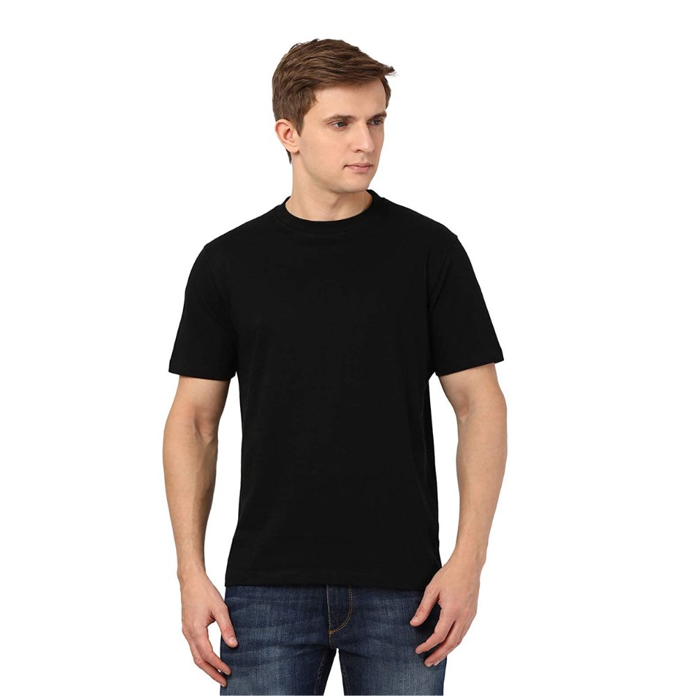 Shark India Black Round Neck T-shirt - Kreate- Shirts & T-Shirts