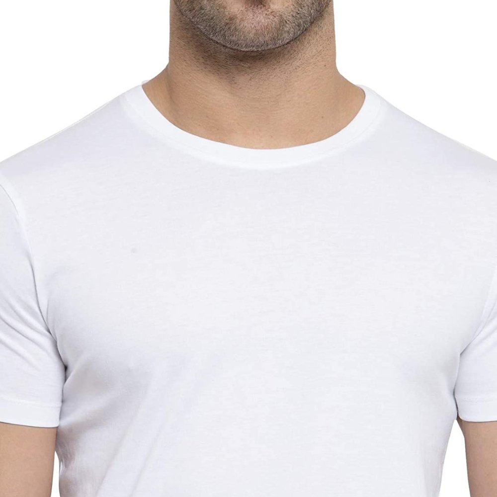 
                  
                    Shark India Plain White Round Neck T-shirt - Kreate- Shirts & T-Shirts
                  
                