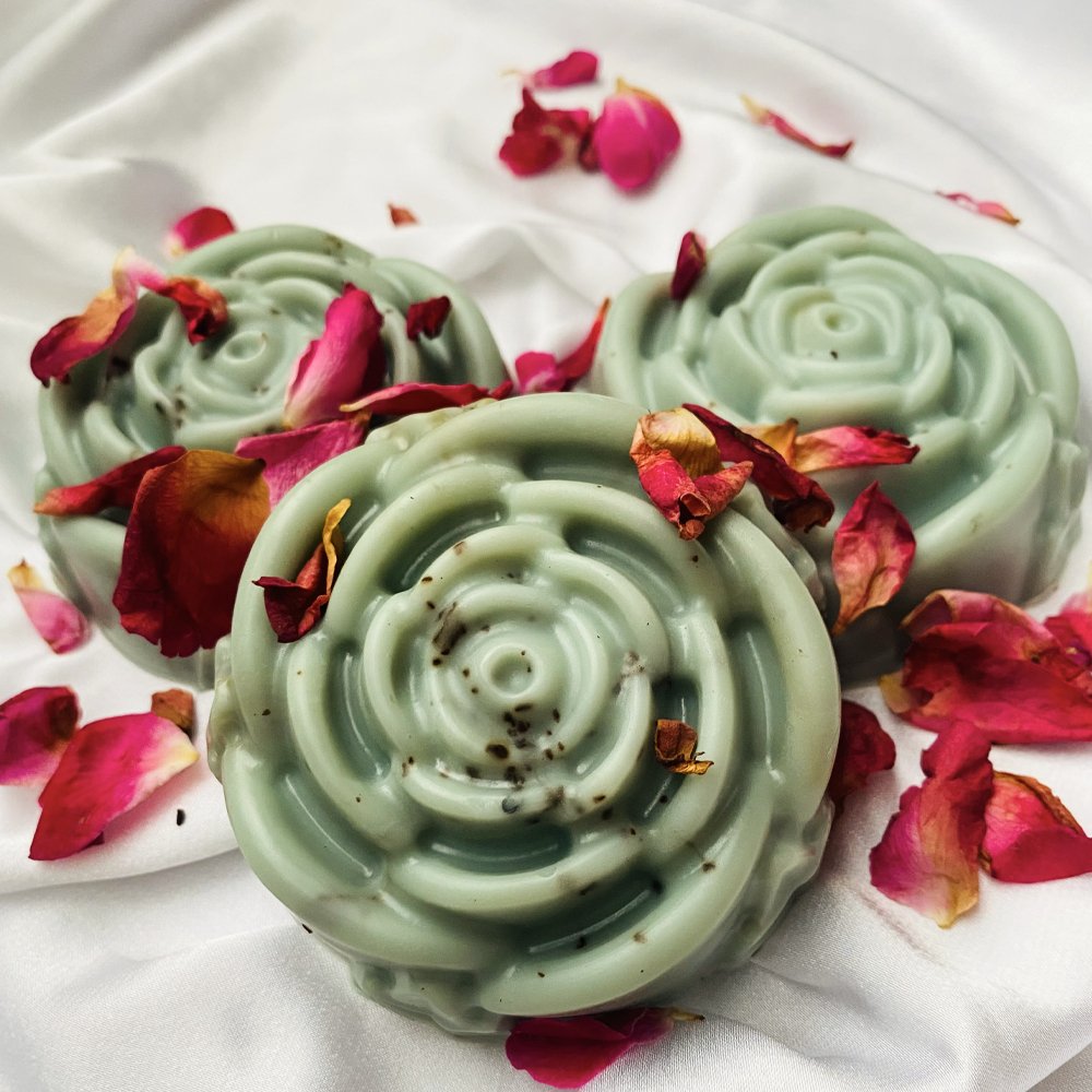 Shea Butter with Rose Petals soap - Kreate- Soaps