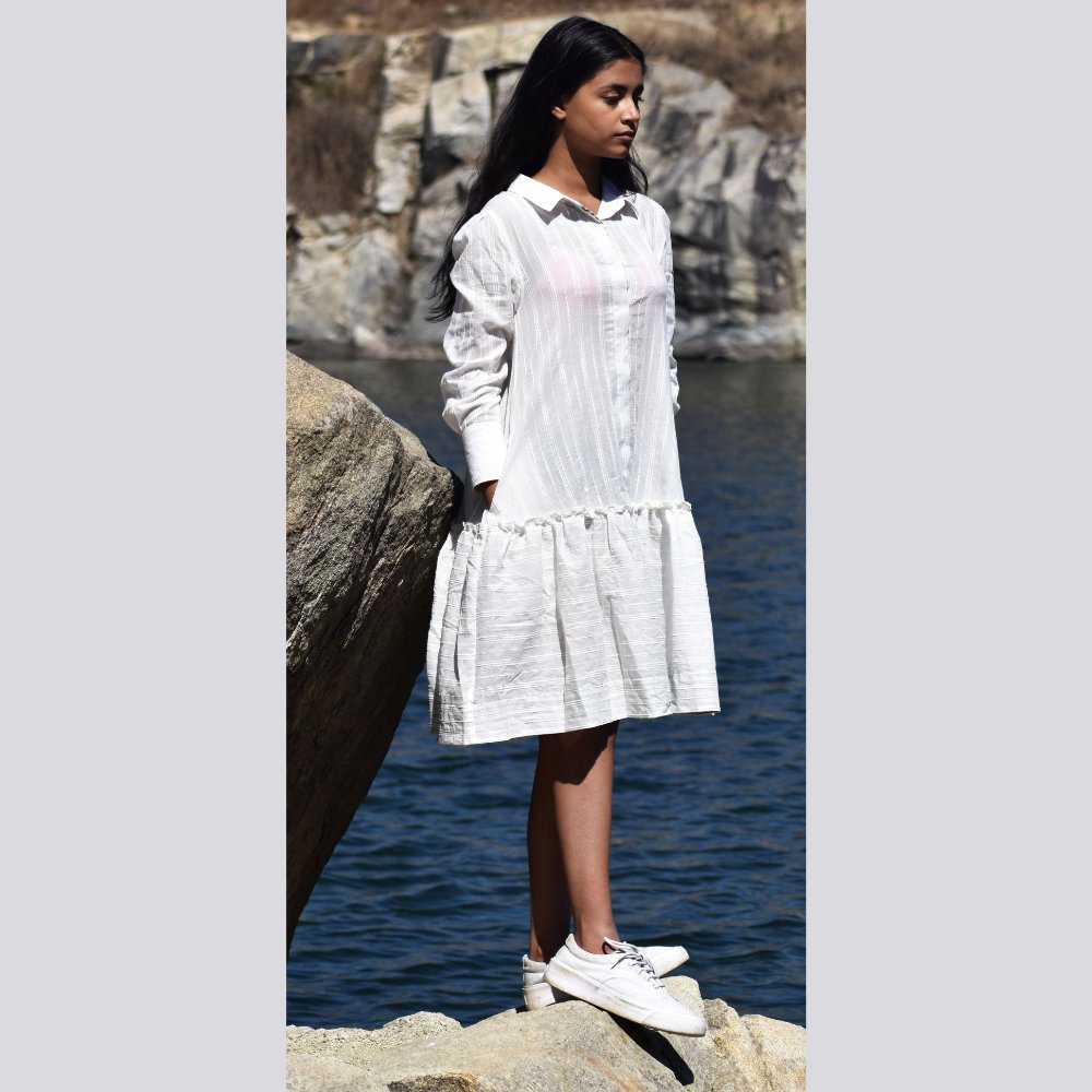 
                  
                    Shirt Collar Dress - Kreate- Dresses & jumpsuits
                  
                