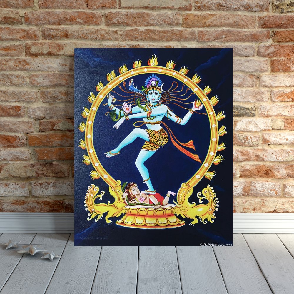 Shiva Natraj Painting - Kreate- Painting