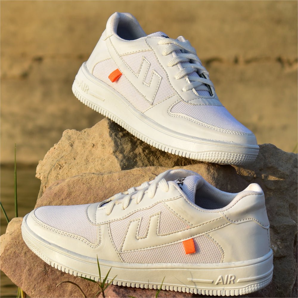
                  
                    Shoeprix Unisex White Sneakers - Kreate- Men's Footwear
                  
                
