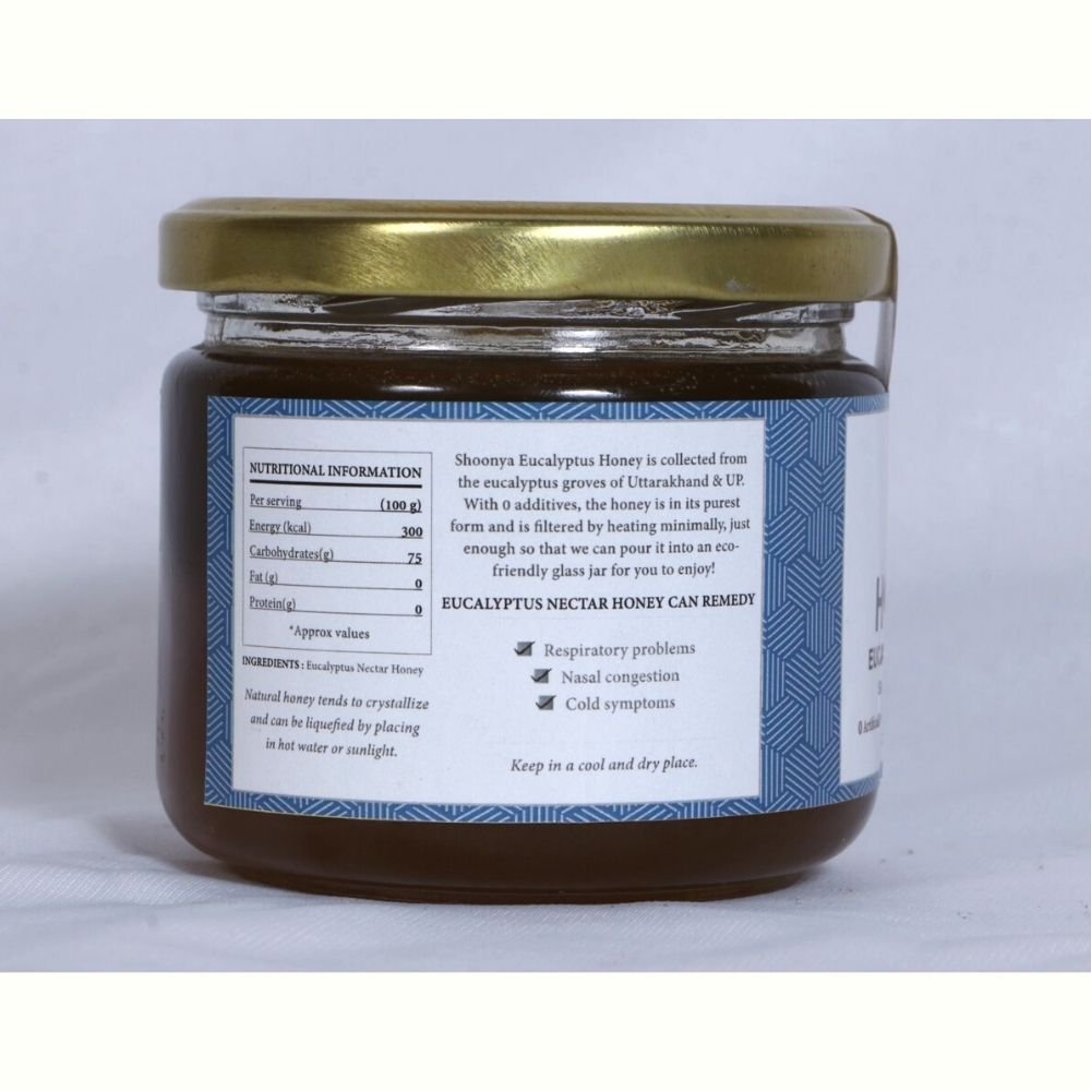 
                  
                    Shoonya Pure Nectar Eucalyptus Honey (350g) - Kreate- Jaggery & Honey
                  
                
