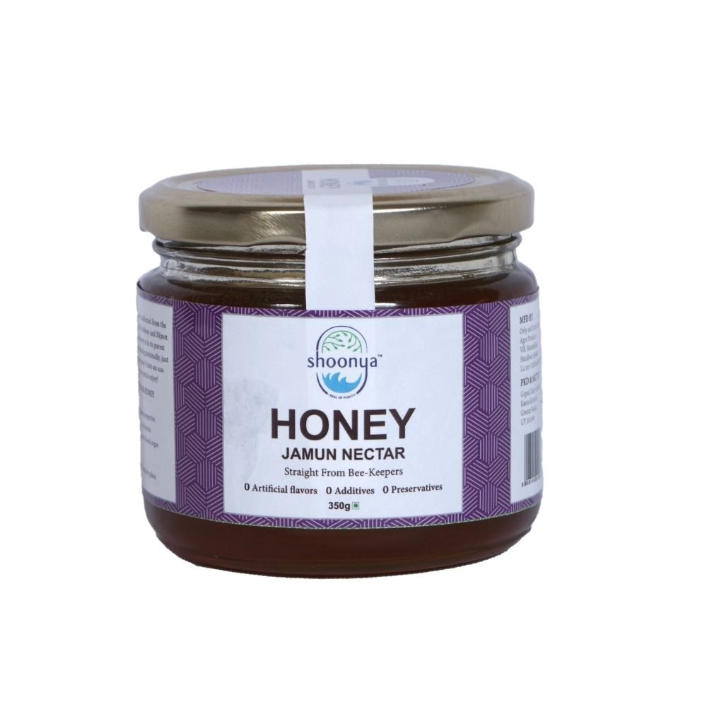 Shoonya Pure Nectar Jamun Honey (350g) - Kreate- Jaggery & Honey