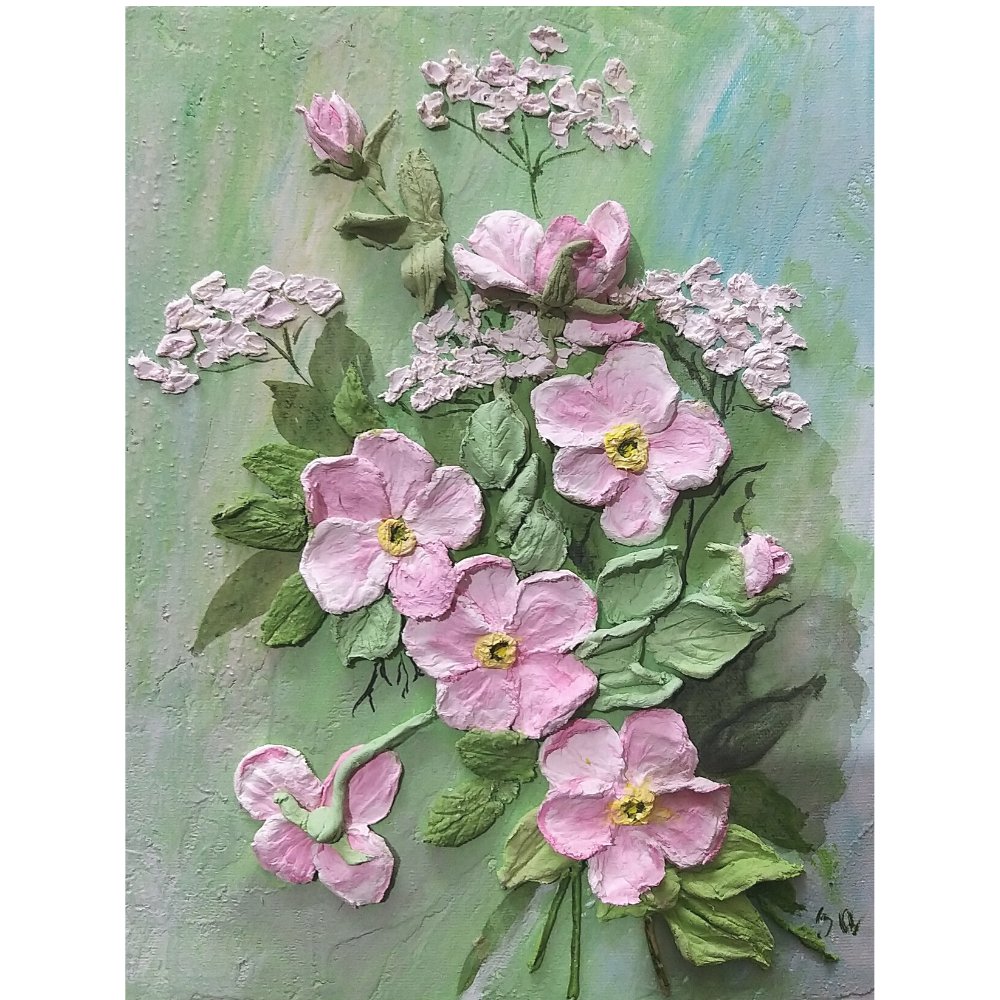 
                  
                    Sia Rose Wall Decor - Kreate- Paintings
                  
                