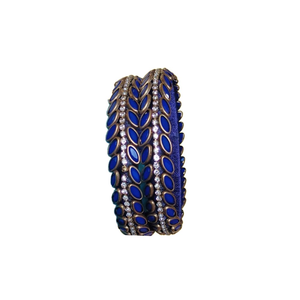 
                  
                    Silk Thread Kundan Bangles - Kreate- Bangles & Bracelets
                  
                