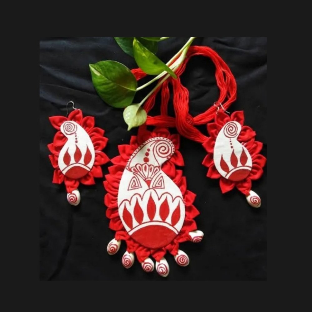 Silk Thread Necklace - Kreate- Jewellery Sets