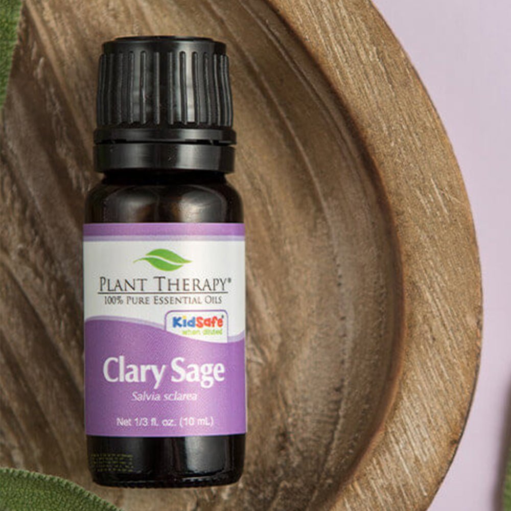 Simaura Plant Therapy Clary Sage Essential Oil (10ml) - Kreate- Anxiety & Stress Relievers