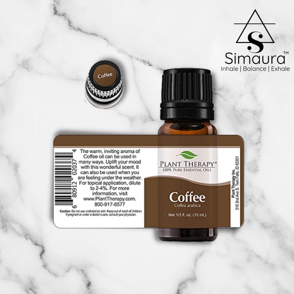 
                  
                    Simaura Plant Therapy Coffee Essential Oil (10ml) - Kreate- Anxiety & Stress Relievers
                  
                