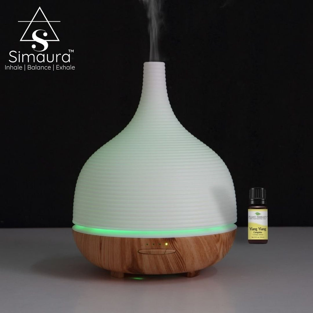 Simaura's Bamboo Elegance Aromatherapy Diffuser & Humidifier - Kreate- Fresheners