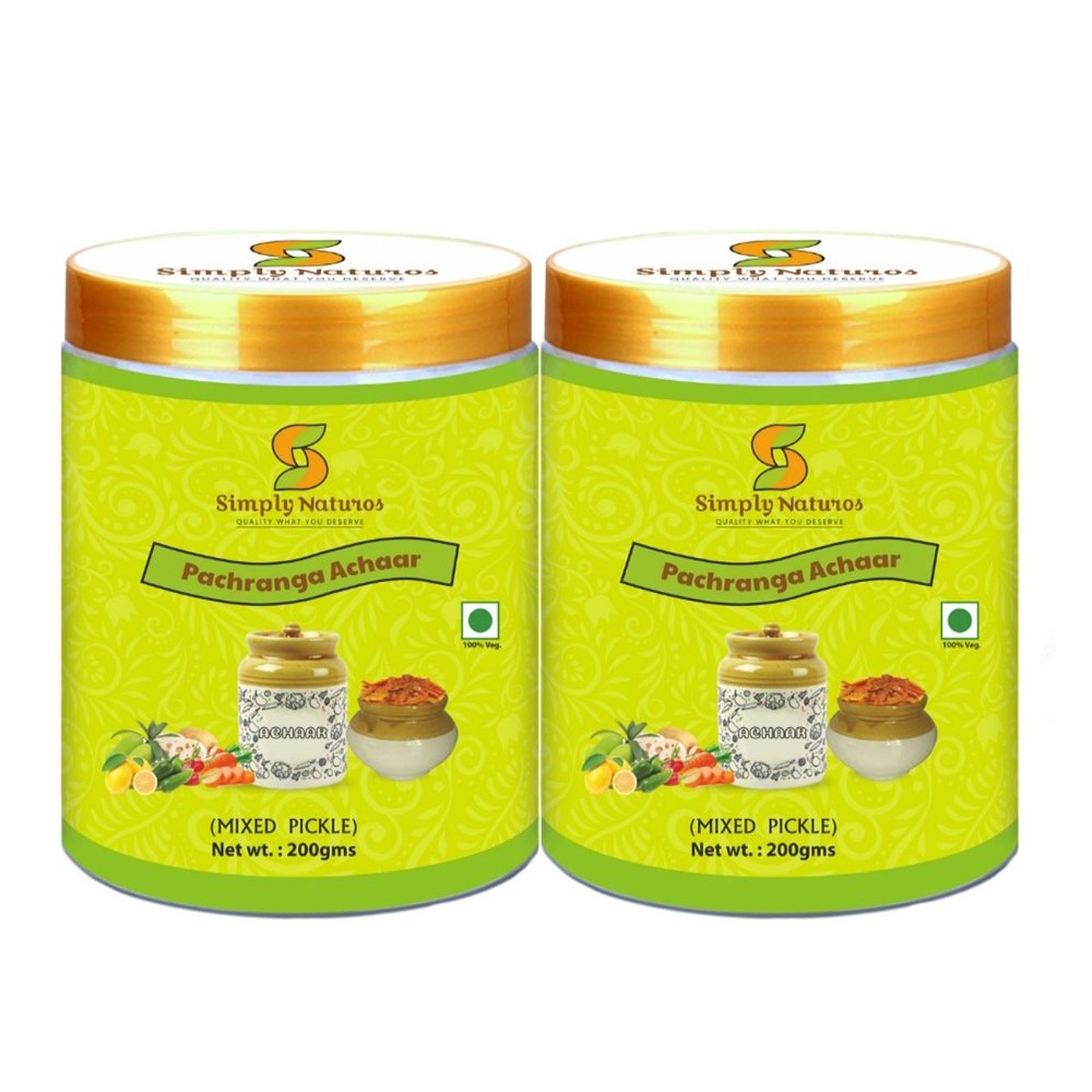 Simply Naturos Delicious and Tangy Mixed Pickle - Kreate- Pickles