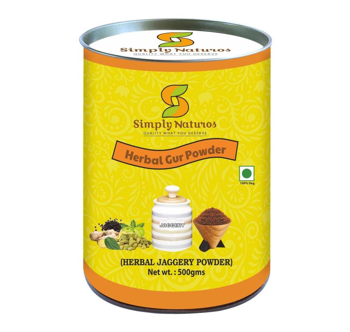 
                  
                    Simply Naturos Herbal Jaggery Powder (500g) - Kreate- Jaggery & Honey
                  
                