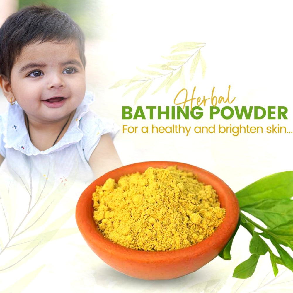 Siragugal Nalungu Maavu/Herbal Bath Powder (100g) - Kreate- Body Wash