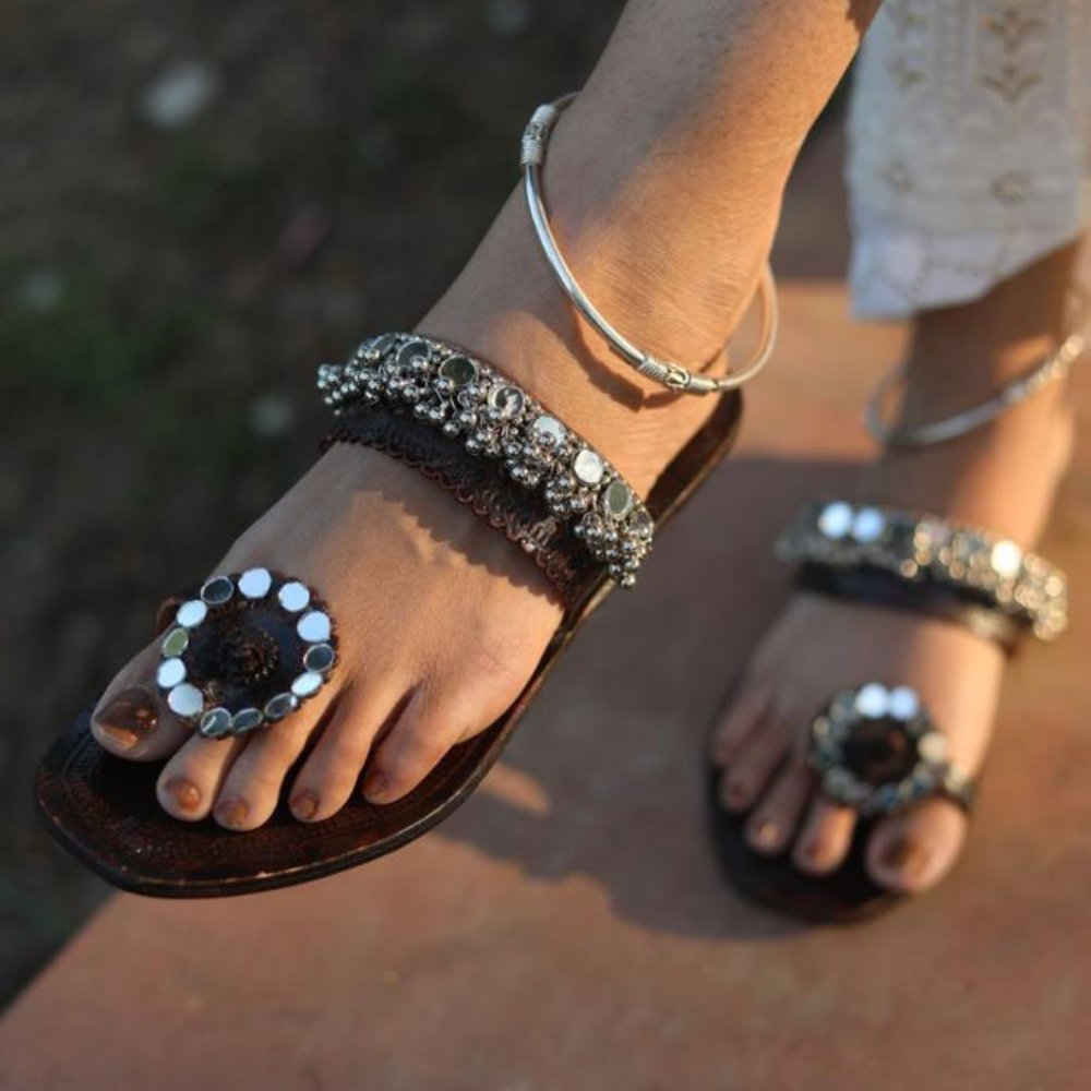 Sitara Kolhapuri Sandals - Kreate- Women's Footwear