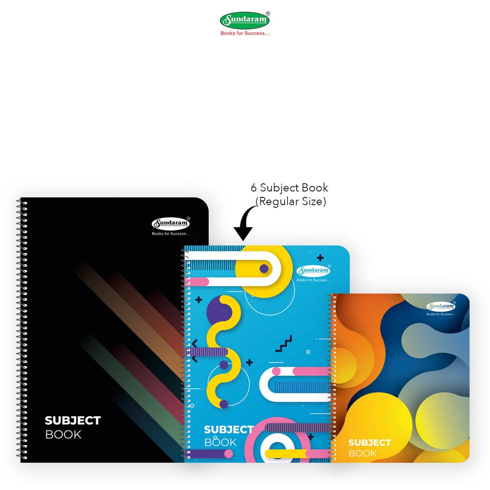 
                  
                    Six Subject Book - 300 Pages - Kreate- Stationary
                  
                