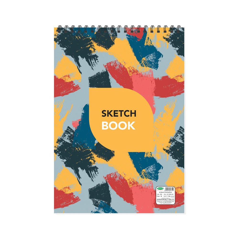 Sketch Drawing Book - A4 - 36 Pages - Kreate- Notebooks & Diaries