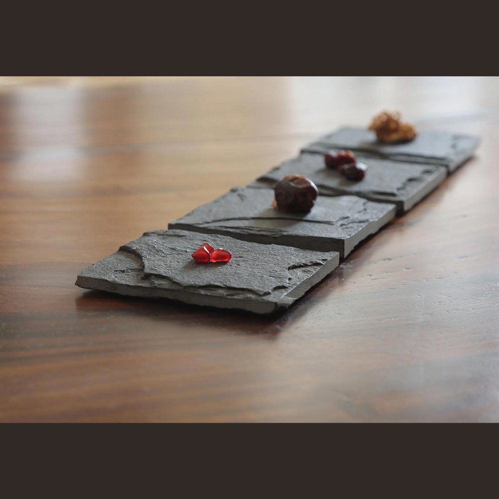 Slate Square Coasters (Set of 4) - Kreate- Coasters