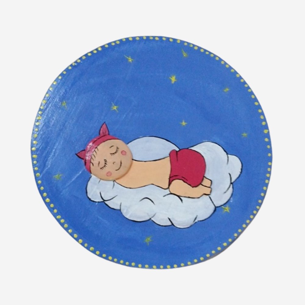 
                  
                    Sleeping Babies Wall Hanging (Set of 2) - Kreate- Wall Decor
                  
                