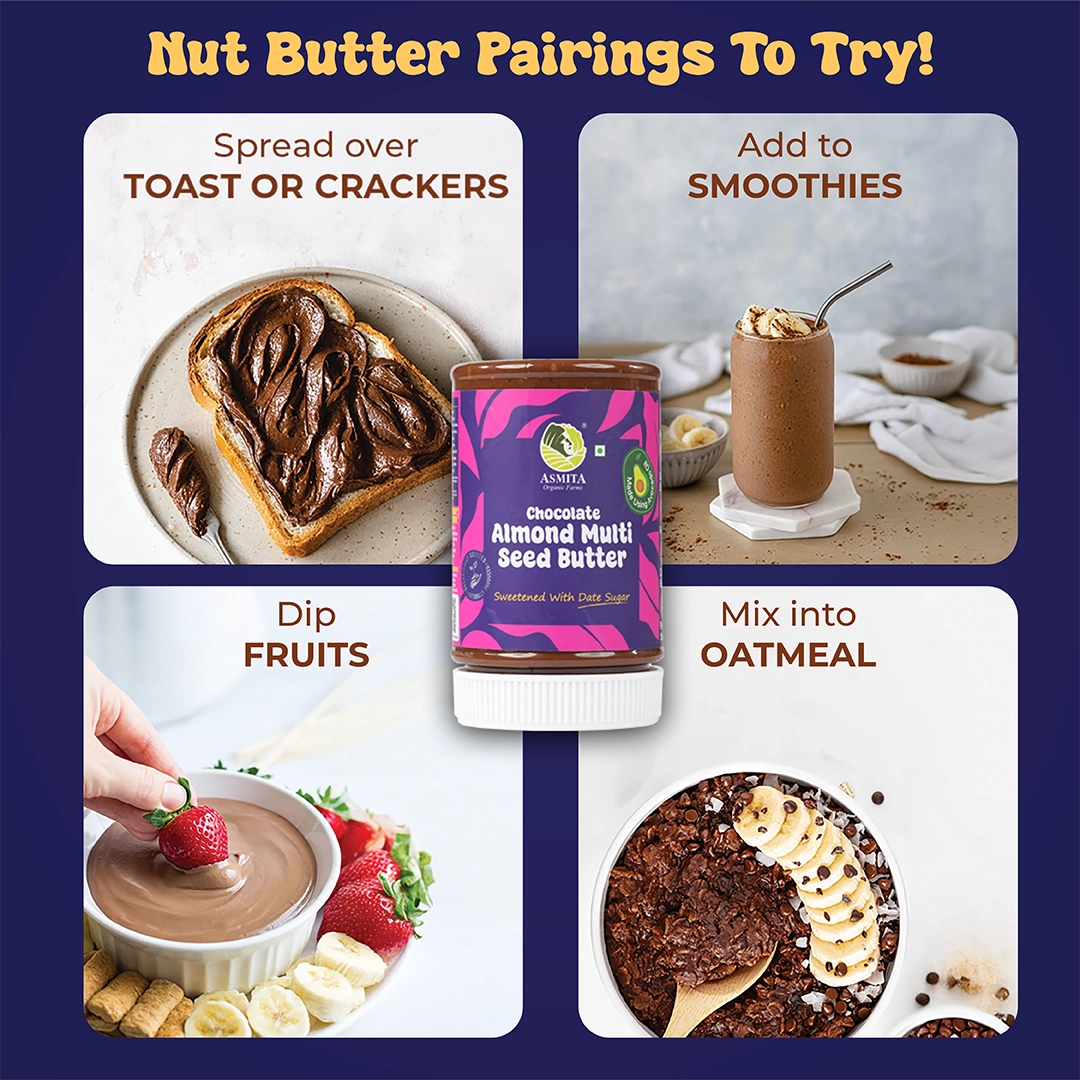 
                  
                    Almond Multiseed Chocolate Butter - 250 gm
                  
                