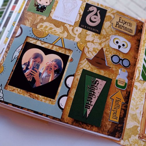 
                  
                    Slytherin theme personalised Harry Potter scrapbook for kids and fans - Kreate- Scrapbook
                  
                