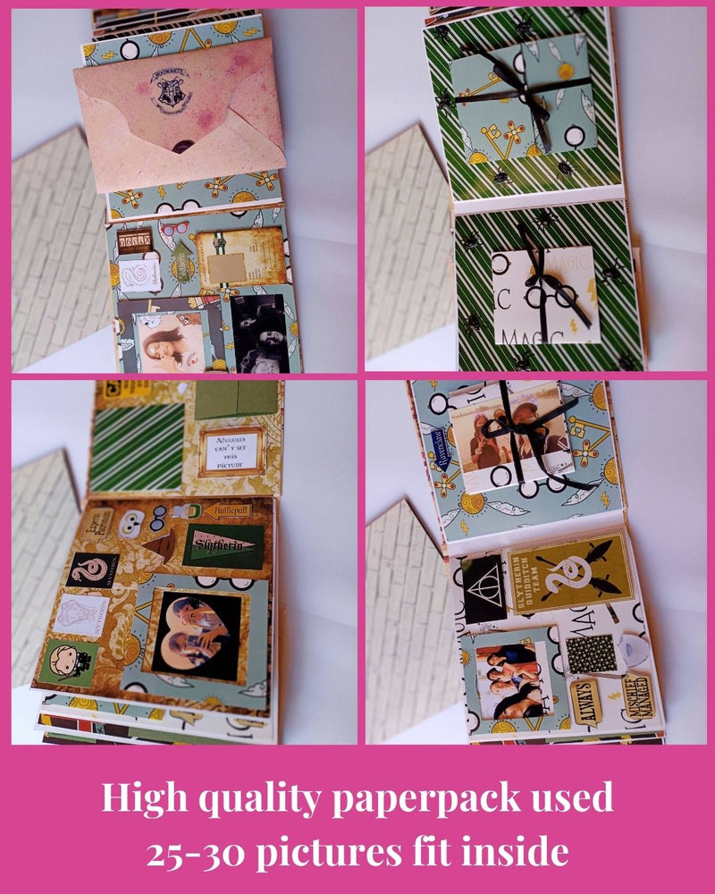 
                  
                    Rainvas Slytherin Theme Personalised Harry Potter Scrapbook | For Kids and Fans
                  
                