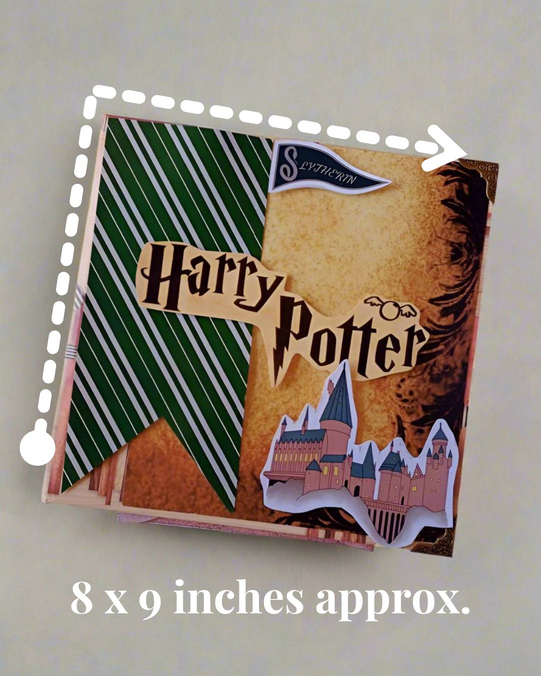 
                  
                    Rainvas Slytherin Theme Personalised Harry Potter Scrapbook | For Kids and Fans
                  
                