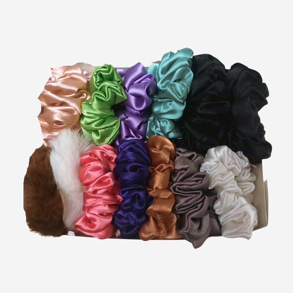 Small Scrunchies Combo (Pack of 12) - Kreate- Scrunchies