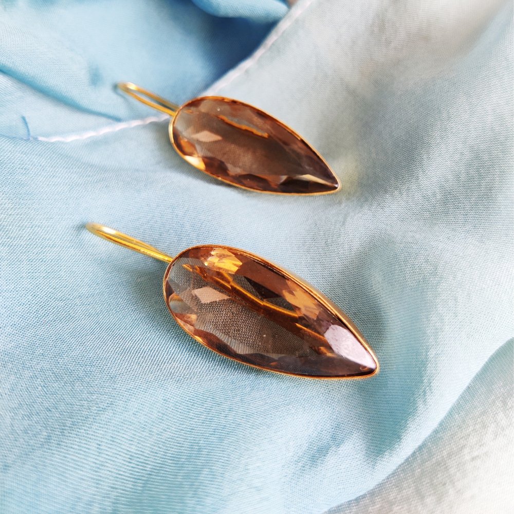 
                  
                    Smoky Drop Earrings - Kreate- Earrings
                  
                