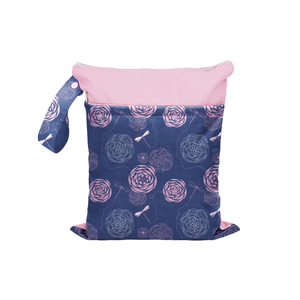 Snugkins Cloth Diaper Wet Bag – Floral Delight - Kreate- Baby Care