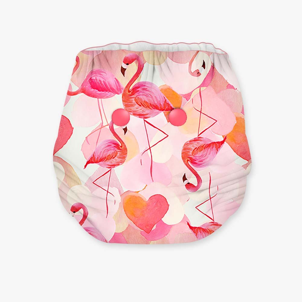 
                  
                    Snugkins Cloth Diapers for Newborn babies (2.5kg – 7kg) - Flamingo Hearts - Kreate- Baby Care
                  
                