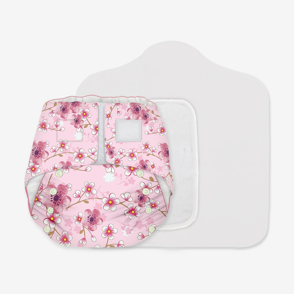 Snugkins Cloth Diapers for Newborn babies (2.5kg – 7kg) - Sakura - Kreate- Baby Care