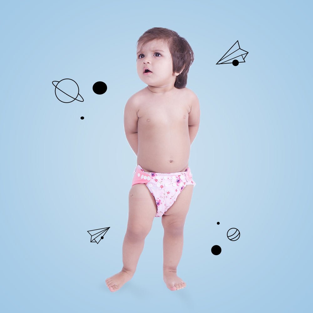 
                  
                    Snugkins - New Age Reusable, Waterproof & Washable Cloth Diapers for Babies (0-2 years) – Sakura - Kreate- Baby Care
                  
                