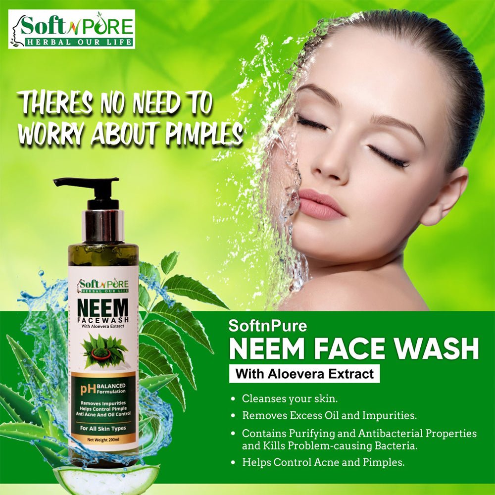 
                  
                    Soft N Pure Neem Face Wash (200ml) - Kreate- Face Wash
                  
                