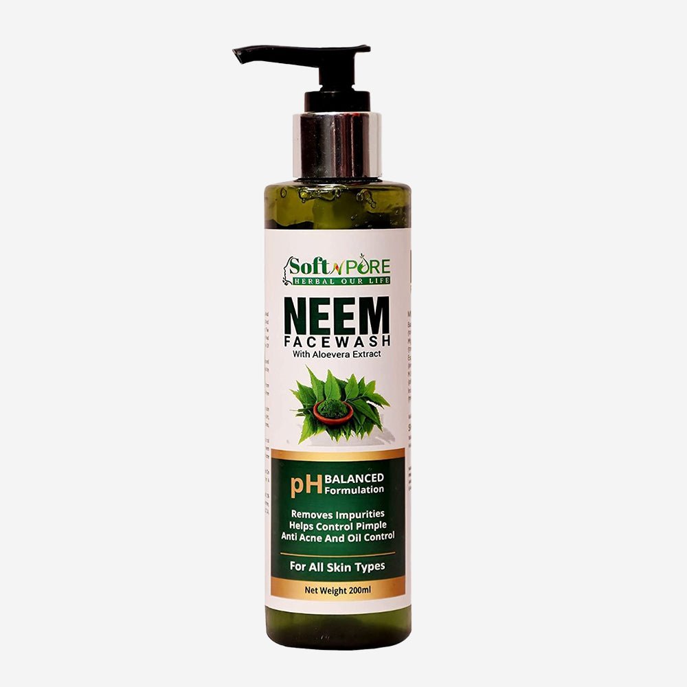 Soft N Pure Neem Face Wash (200ml) - Kreate- Face Wash