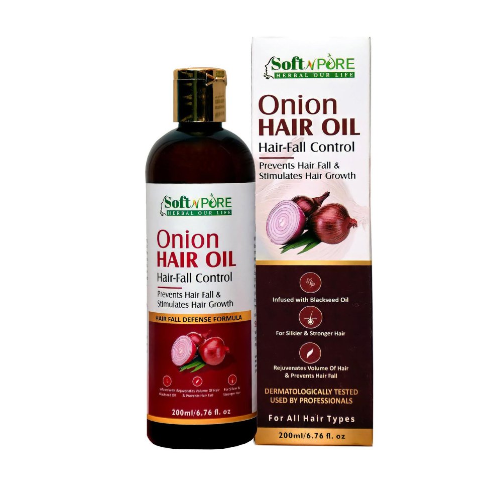 
                  
                    Soft N Pure Onion Hair Oil (200ml) - Kreate- Shampoos
                  
                
