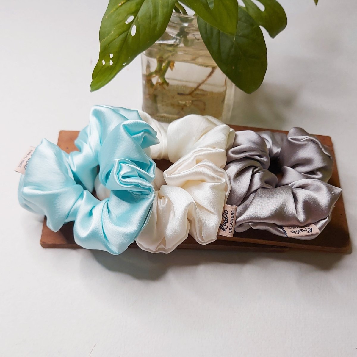 Soft Satin Scrunchie - Kreate- Scrunchies