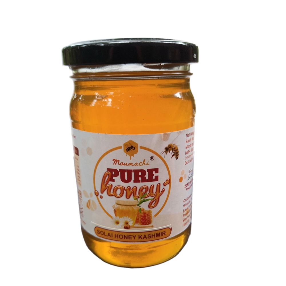 
                  
                    Moumachi Solai Honey Kashmir Pure Raw Organic Honey 350g (Pet jar)
                  
                