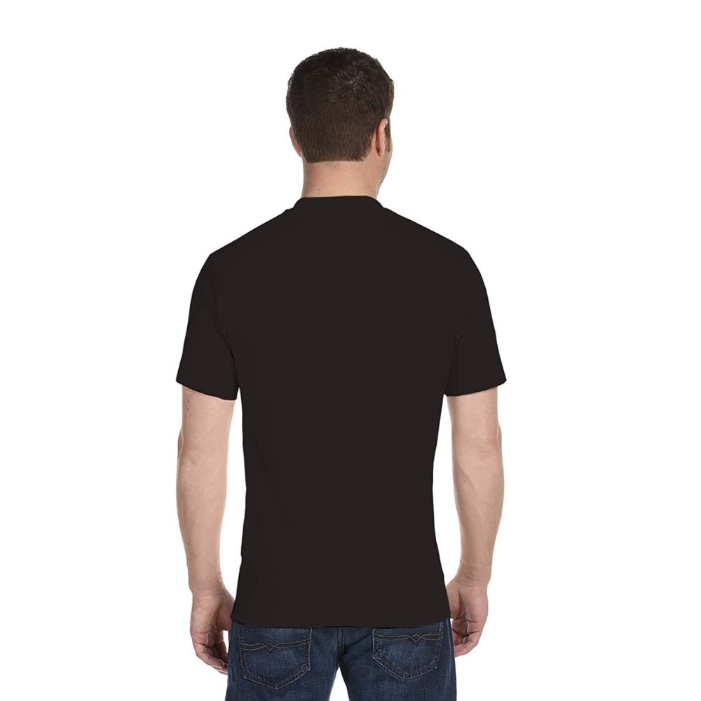 
                  
                    Solid Black Round Neck T-shirt - Kreate- Shirts & T-Shirts
                  
                