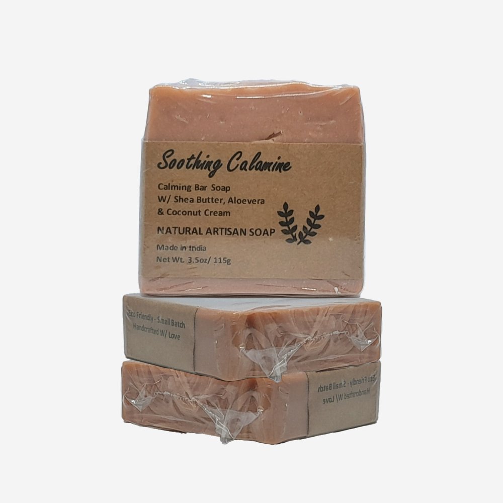 Soothing Calamine Soap - Kreate- Soaps