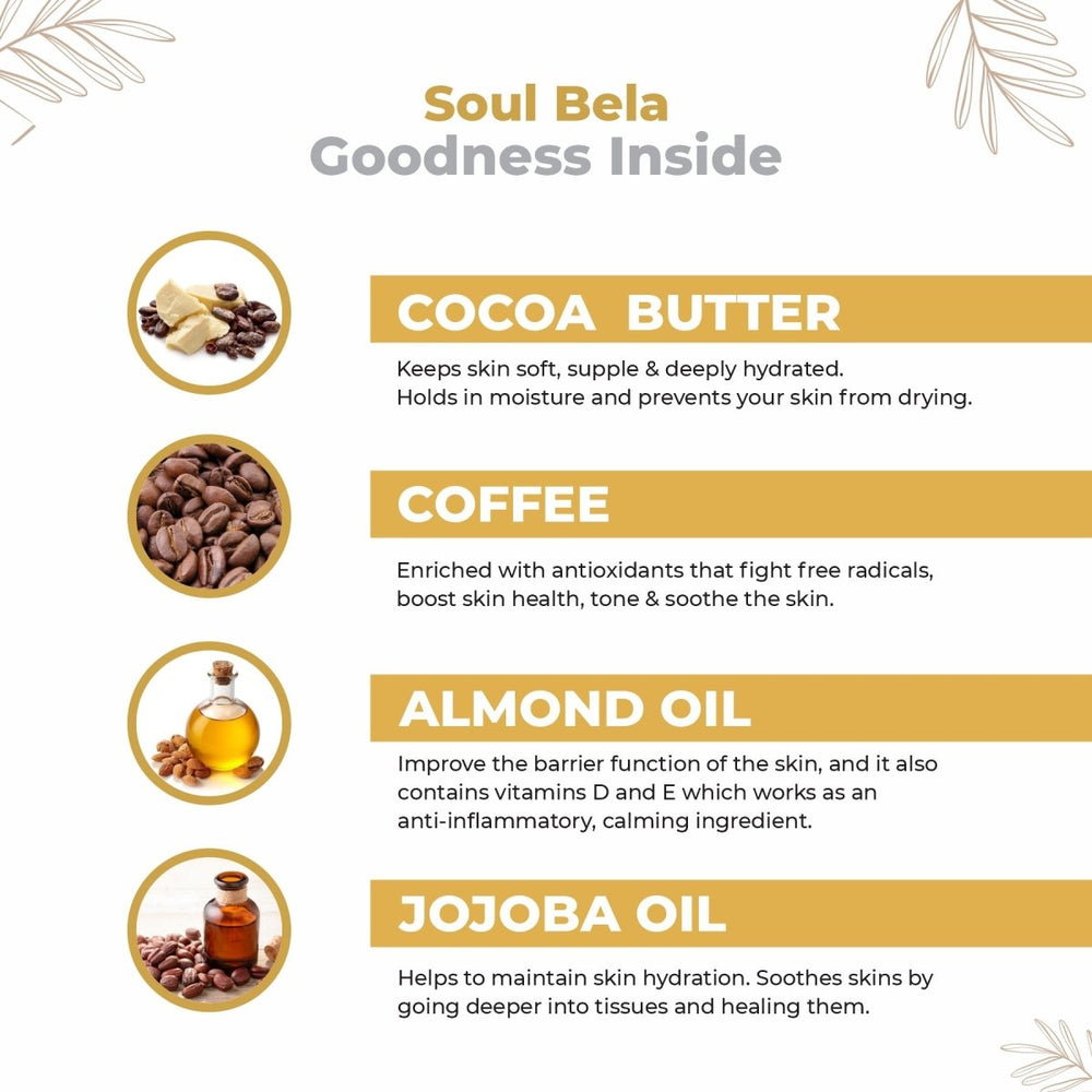 
                  
                    Soul Bela Cocoa Caffeine Body Lotion (200ml) - Kreate- Moisturizers & Lotions
                  
                