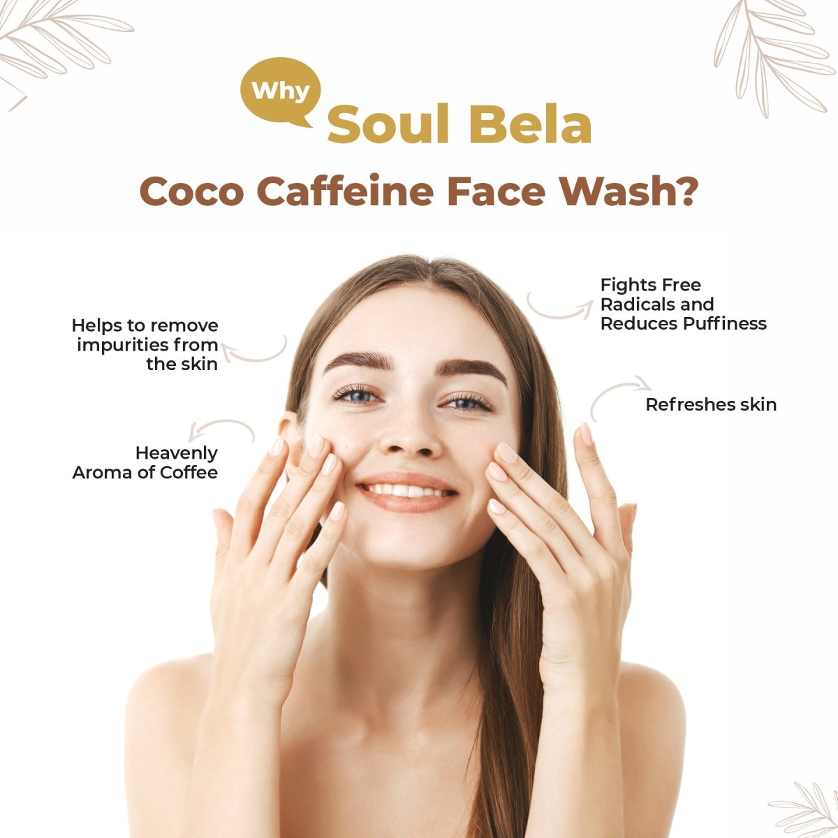 
                  
                    Soul Bela Cocoa Caffeine Face Wash (100ml) - Kreate- Face Wash
                  
                