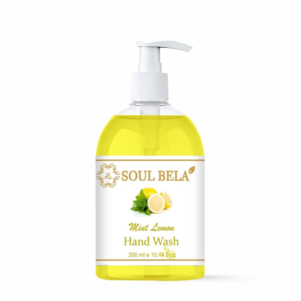 
                  
                    Soul Bela Mint Lemon Hand Wash (300ml) - Kreate- Mani & Pedi
                  
                